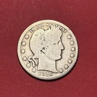(1) Beautiful Antique 1916-D Barber Quarter CHOICE G-GOOD NICE FILLER