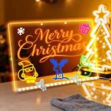 Lumiboard Led Drawing Board,Glowing Acrylic Dry Erase Board with Light,Led Dr...