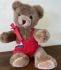 Vintage Schmid Musical Teddy Bear Plush Wind Up 1984 Gordon Fraser Jointed 14  