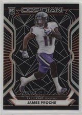 2020 Panini Obsidian Rookies Electric Etch Orange 34/75 James Proche #196 0a6