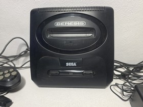 SEGA Genesis Model 2 &ndash; Cleaned & Tested w/ 2 Controllers & Cables Works!