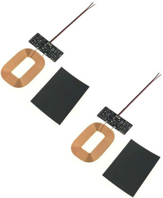 2Pcs Wireless Charger Receiver Module PCBA Board Coil Universal Qi DIY
