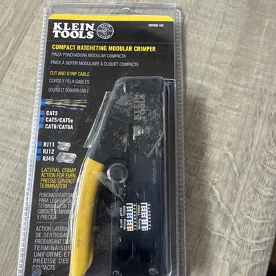 Profi Spezialeinsätze Drahtzange, kompakte modulare Crimper CAT6, CAT5e, CAT3
