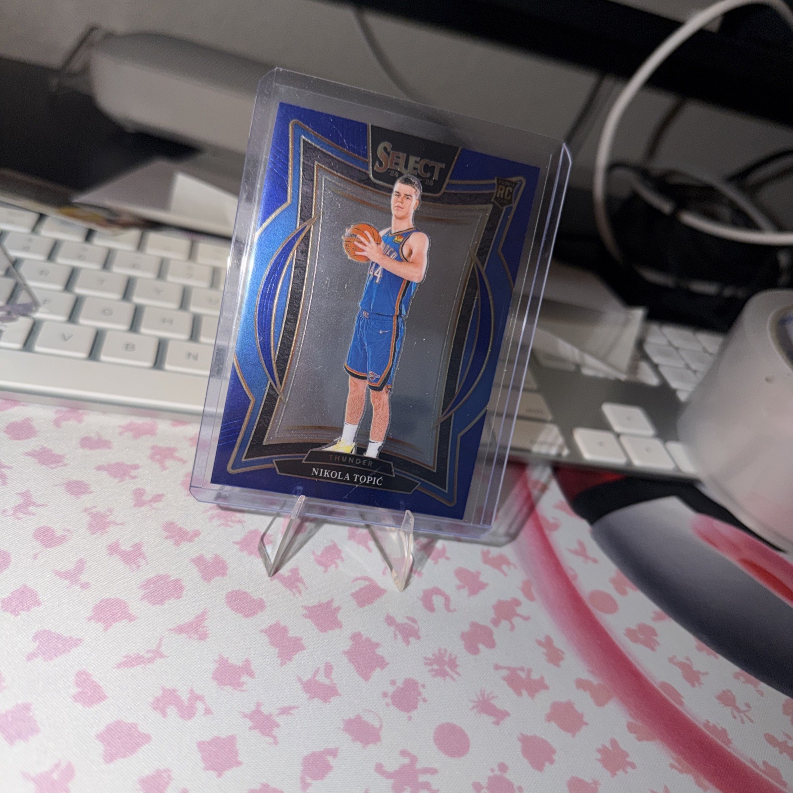 2024-25 Panini Select - Concourse Nikola Topic #89 Blue Prizm (RC)