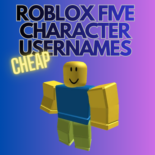 ROBLOX 5 LETTER ACCOUNT USERNAMES FAST CHEAP SENT BY MESSAGE EBay roblox-5-letter-account-usernames-fast-cheap-sent-by-message-ebay