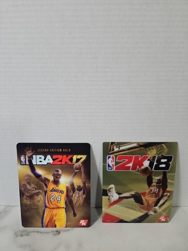Kobe Bryant NBA Legend Edition Gold 2K17 / Shaquille O'Neal 2K18 Magnet Lakers