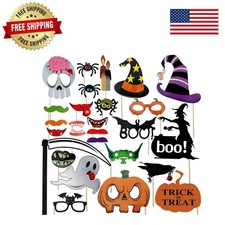 Durable Halloween Photo Props 27 Pcs - Easy to Assemble Fun for Everyone
