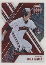 2017 Panini Elite Extra Edition Status Red Die-Cut 93/99 Hagen Danner #61 0b2