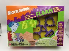 RARO Juego de herramientas modeladoras de flotas Nickelodeon con floa de 3 colores años 90 Mattel 1994 sellado