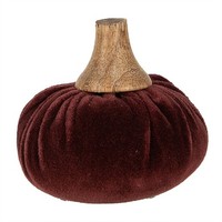 Clayre & Eef 65411 Deko KüRbis Rot Ø 9X8 Cm Landhausstil