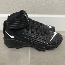 Nike Force Savage Pro 2 Shark Mens 14 Black Football Cleats Shoes BV5448-001