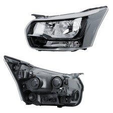 Left Side Headlight N/S Headlamp Black Trims for 14-26 Ford Transit Mk8