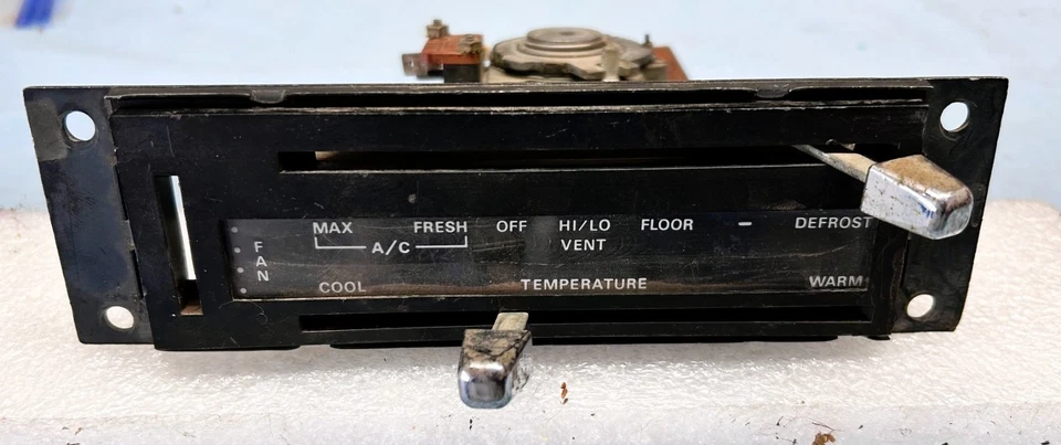 1971 1972 1973 FORD MUSTANG MACH 1 GRANDE COUGAR XR7 PAINEL DE CONTROLE AQUECEDOR A/C - Imagem 2 de 4