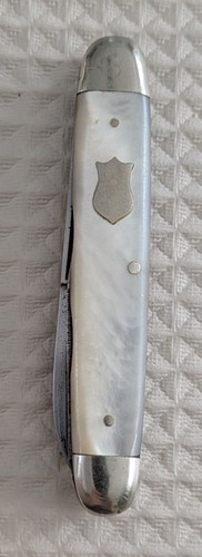 Vintage L. Weyersberg & Son Germany Mother Of Pearl 2 Blad-1 File Pocket Knife