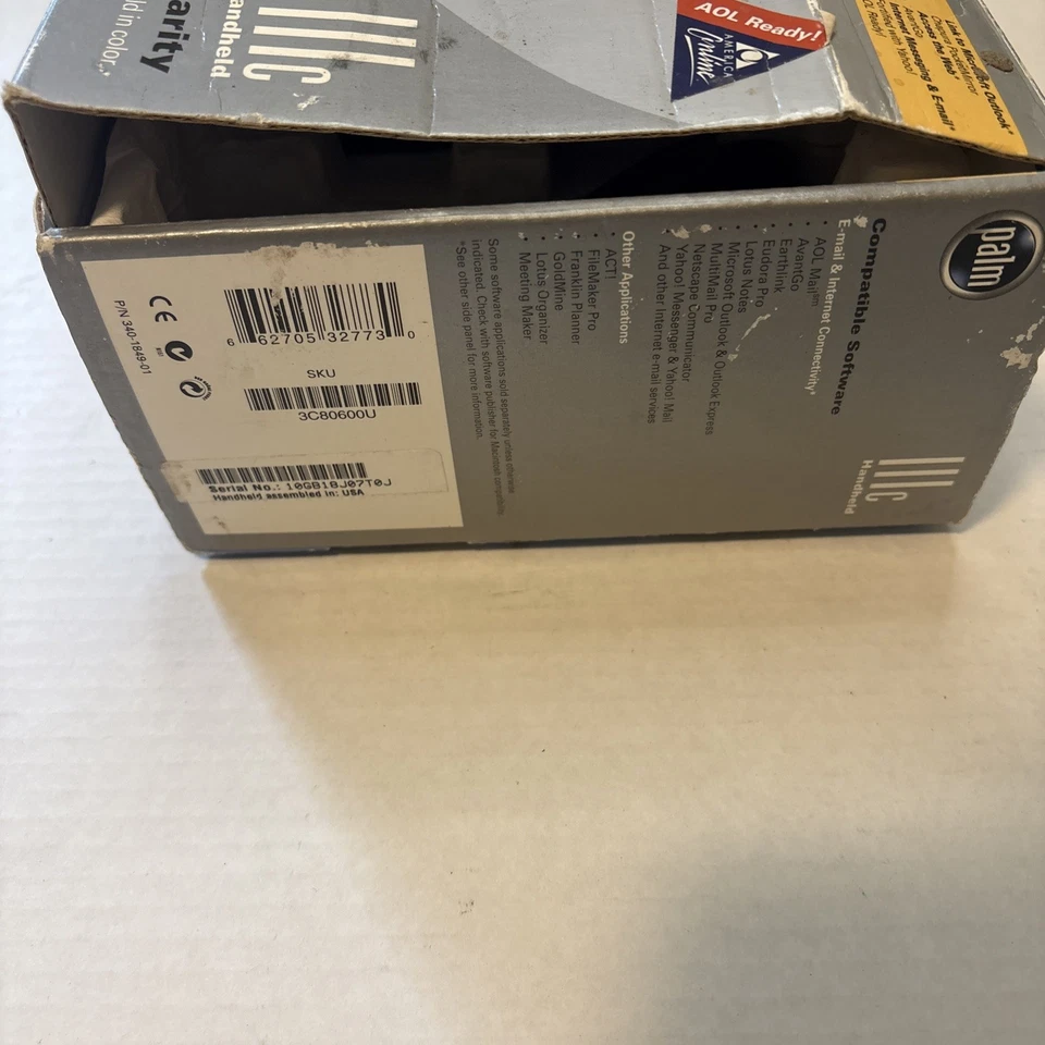 PALM IIIc Handheld Bundle Connected Organizer PDA New Opens Box Never Used - Image 4 of 4