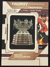 2021-22 O-Pee-Chee Trophy Winners Patch Sean Couturier #P-16 Frank J. Selke