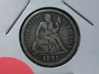 1891-O Seated Liberty Dime