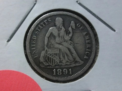1891-O Seated Liberty Dime