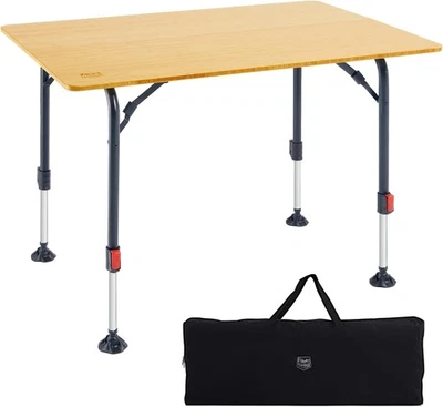 TIMBER RIDGE Bamboo Camping Table Folding Garden Table for 2-6 Persons Height - Image 1 of 4