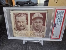 1941 DOUBLE PLAY BASEBALL JOHNNY MIZE ENOS SLAUGHTER PSA 1