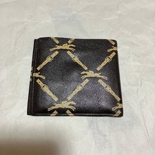 Longchamp Women Wallet 2 Vintage / Leather Bifold Wallet Limited Edition VHTF El