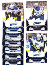 2020-21 Upper Deck MVP Factory Blue (1-250) Hockey Team Set - St. Louis Blues