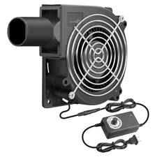 120mm Dual Ball Blower Fan 12V AC Plug, Variable Speed, High Velocity Cooling