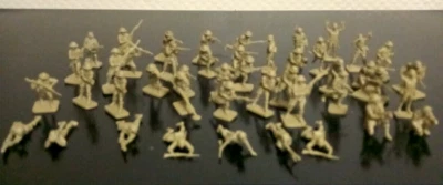 Atlantic Airfix Esci Lot N°32 de 44 figurines Britannique 1/72e TBE - Photo 1/4
