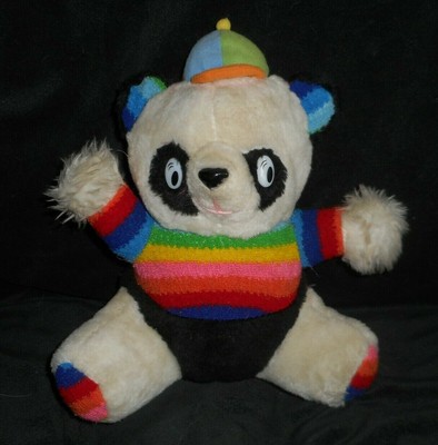 rainbow stuffed elephant