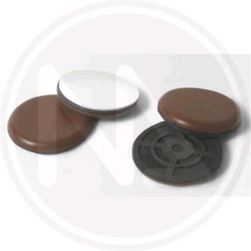 SCIVOLI IN TEFLIFIT Con ADESIVO Ø25 mm GRIGIO MAURER Blister da 8 pz