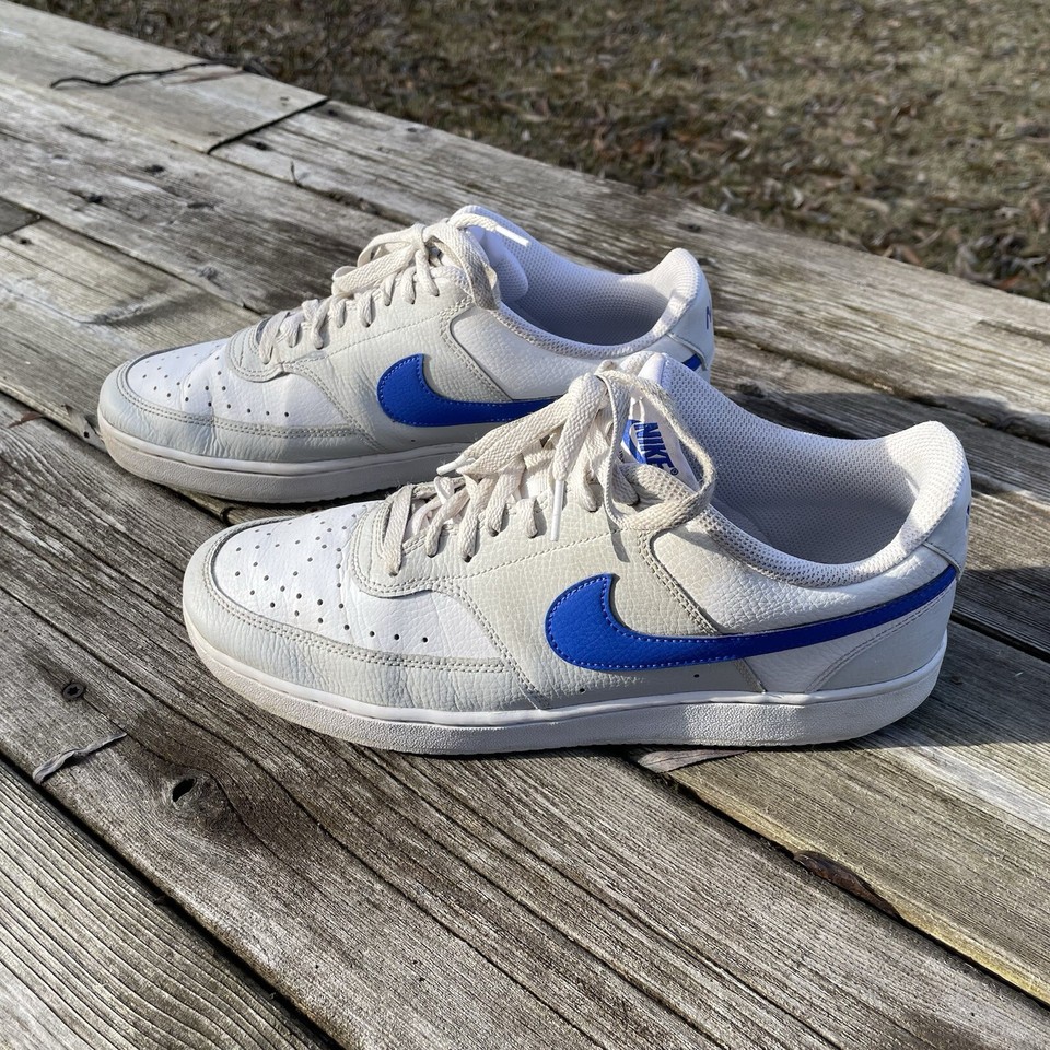 Nike Court Vision 1 Sneakers Size Men 10.5 / Women 12 White/Light Gray ...