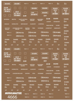 Modelmaster 4666 BR Ingenieurabteilung Haifischbremse Van weißer Schriftzug 1948 - 1990