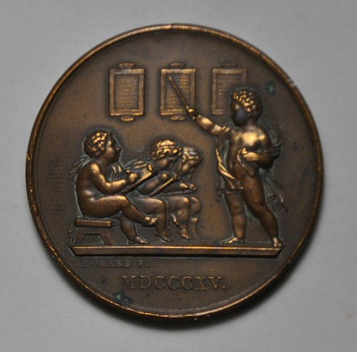 MÉDAILLE EN BRONZE, SOCIÉTÉ Artistique et Industrielle de Cherbourg