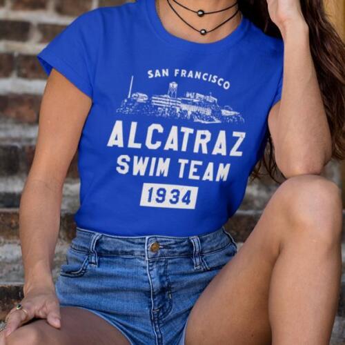ALCATRAZ SCHWIMMTEAM 1934 - SAN FRANCISCO CA, - lustiges Touristen-T-Shirt jede Farbe - Bild 11 von 20