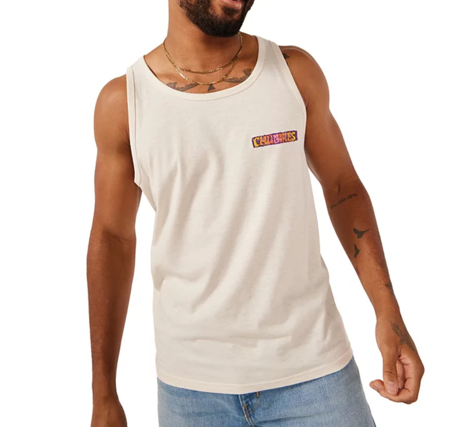 Chubbies Mens Graphic Tank Top Sizes M, L & XL New Muscle Shirt Athletic Causal