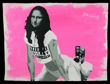 ZIEGLER T SIGNEE + dface,shepard fairey,c215,banksy,faile,mr brainwash STICKERS