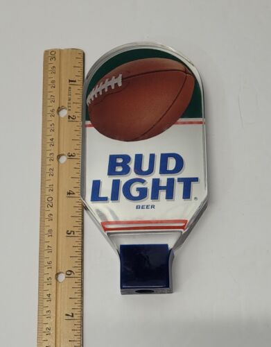Bud Light Football Lucite Bier Zapfhahn Griff Top Zustand - Bild 2 von 4