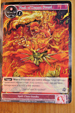 Force Of Will CCG "Flash of Demon Sword" TTW-026 C