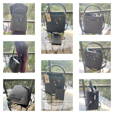 Micheal Kors large black Suri convertible backpack / bag Michael Kors Suri Messenger Bucket Bag Crossbody Convertible  main image 3