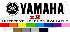 2 X YAMAHA MOTOCROSS MX STICKERS / DECALS - DIFFERENT COLOURS AVAILABLE