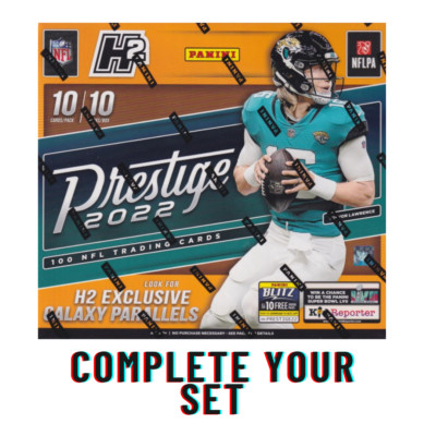 Complete Your Set 2022 Panini Prestige Football Base Set (1-300)