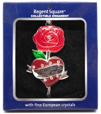 Ornament Christmas Regent Square Fine European Crystals Will You Marry Me