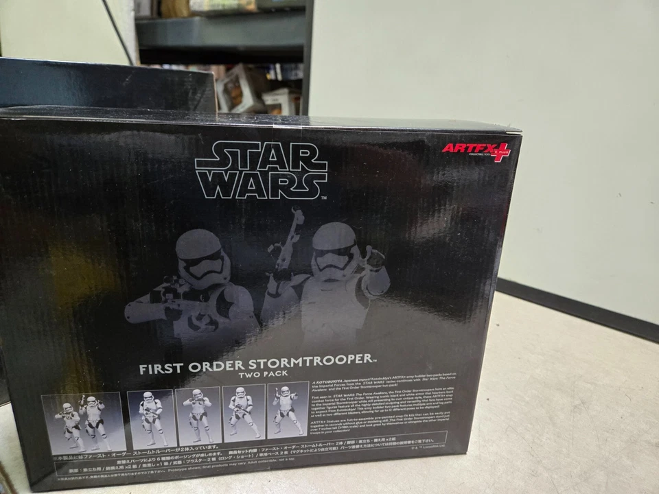 Star Wars PRIMER PEDIDO STORMTROOPER PAQUETE DE DOS Kotobukiya Escala 1/10 ArtFX+ Nuevo Foto 3 de 4
