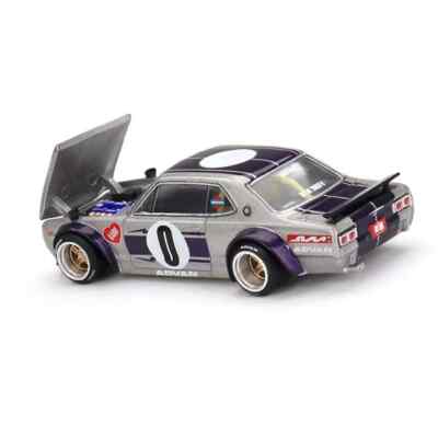 ミニカー SKYLINE 2000GT-R レースカー 1973 Nissan Skyline 2000GT-R (KPGC110) #73 Green Metallic
