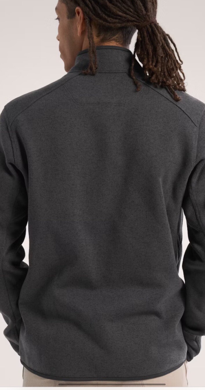 Arc'teryx Covert Cardigan Giacca Pile Nero Erica 1 2 Zip Uomo S