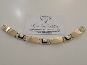 collana oro uomo versace