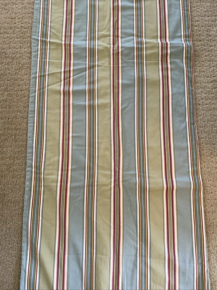POTTERY BARN Cotton Stripe Table Runner 17" x 105" - Image 4 of 4