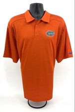 Gators Nike Dri-Fit University of Florida UF Orange Golf Polo Mens XL 27628X-FG4