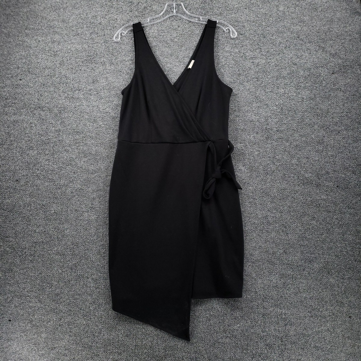 black wrap dress casual Black Linen Wrap Maxi Dress | Trendy Women's Dress
