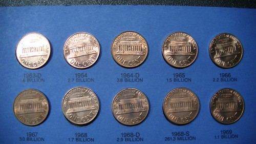 LINCOLN WHEAT MEMORIAL PENNY CENT SET 90 COINS 1941 1974 STEEL WAR PENNIES BU - Picture 18 of 20